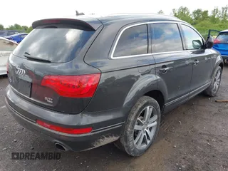 2014 Audi Q7 Premium Plus with VIN WA1LGAFE7ED001805, listed as a IAAI auction lot 42424693 with 92,720 mi miles and . Bid and sale history available at DreamBid. Image 4.