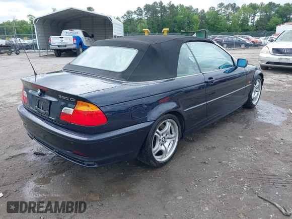2001 BMW 3 Series 330Ci z VIN WBABS53481EV87242, wystawiony jako IAAI lot #42269465 z przebiegiem 165 291 mil mil oraz . Historia ofert i sprzedaży dostępna na DreamBid. Obrazek 4.