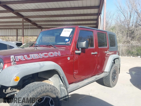 2008 Jeep Wrangler Unlimited Rubicon with VIN 1J4GA69168L573466, listed as a IAAI auction lot 41827091 with 180,026 mi miles and . Bid and sale history available at DreamBid. Image 6.