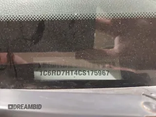 2012 Ram 1500 Sport с VIN 1C6RD7HT4CS175967, выставлен на аукционе IAAI как лот 41841023 с пробегом 185 783 миль миль и . История ставок и продаж доступна на DreamBid. Изображение 9.
