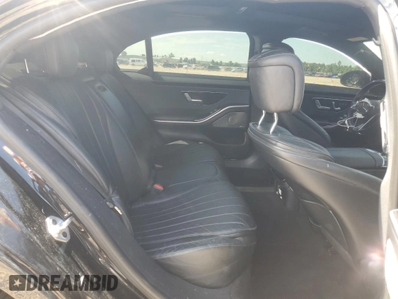 2023 Mercedes-Benz S 500 with VIN W1K6G6DBXPA208546, listed as a Copart auction lot 55488395 with Not Provided miles and Non Repairable. Bid and sale history available at DreamBid. Image 10.