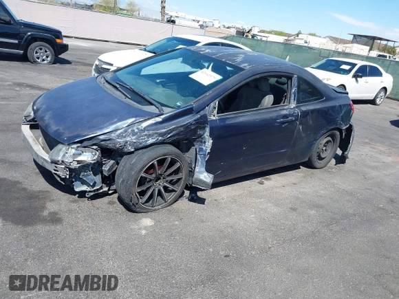 2008 Honda Civic Cpe LX with VIN 2HGFG11698H559120, listed as a IAAI auction lot 42142579 with 161,248 mi miles. Bid and sale history available at carsss.com. Image 12.