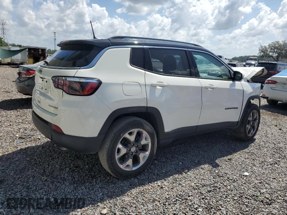 2018 Jeep Compass Limited with VIN 3C4NJDCB3JT402168, listed as a Copart auction lot 55512445 with 49,832 mi miles and Salvage Title. Bid and sale history available at DreamBid. Image 3.