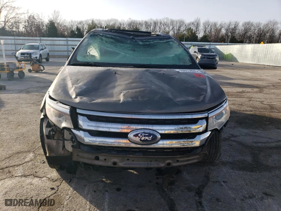 2014 Ford Edge SEL with VIN 2FMDK4JC8EBB55425, listed as a Copart auction lot 48813805 with 210,560 mi miles and Salvage Title. Bid and sale history available at carsss.com. Image 5.