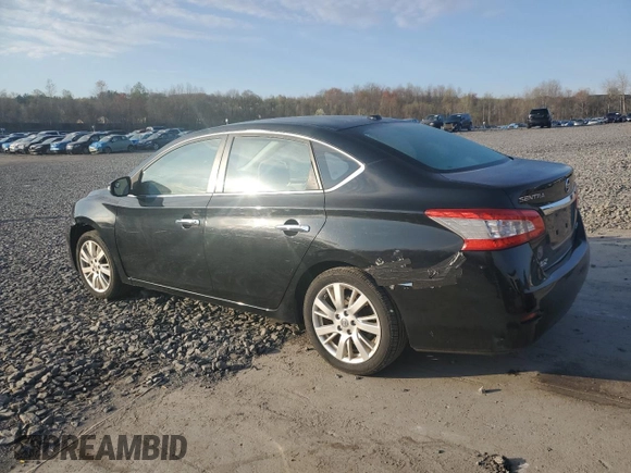 2013 Nissan Sentra S with VIN 3N1AB7AP8DL669194, listed as a Copart auction lot 54205345 with 127,444 mi miles and Salvage Title. Bid and sale history available at DreamBid. Image 2.