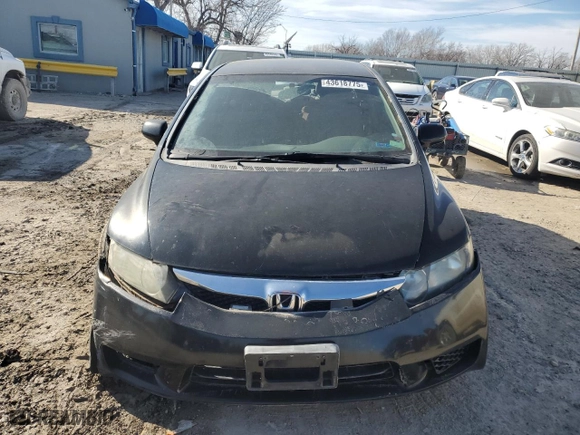 2010 Honda Civic Sdn LX with VIN 19XFA1F53AE057804, listed as a Copart auction lot 43618775 with 162,306 mi miles and Salvage Title. Bid and sale history available at carsss.com. Image 5.