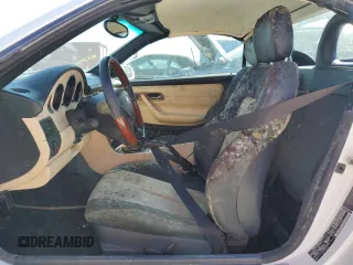 2001 Mercedes-Benz SLK-Class with VIN WDBKK65F71F218677, listed as a Copart auction lot 77267814 with Not Provided miles and Salvage Title. Bid and sale history available at carsss.com. Image 7.