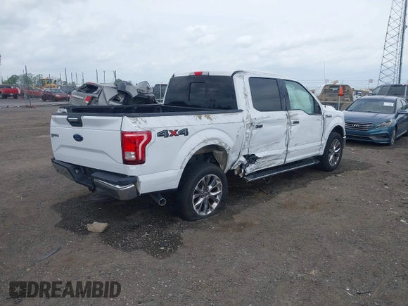 2017 Ford F-150 XL with VIN 1FTEW1EF0HKC79134, listed as a IAAI auction lot 41909992 with 241,488 mi miles and . Bid and sale history available at DreamBid. Image 4.