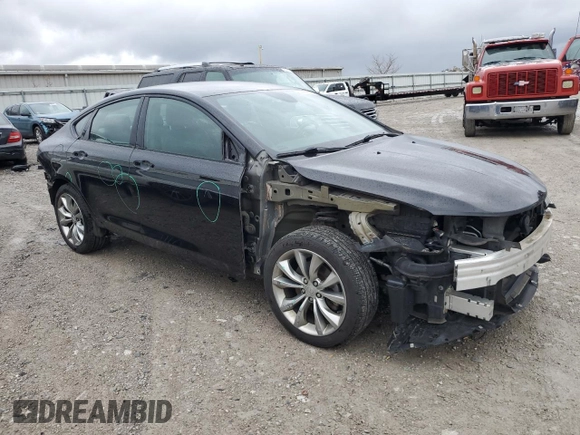 2016 Chrysler 200 S with VIN 1C3CCCBB9GN121048, listed as a Copart auction lot 50068685 with 174,257 mi miles and Salvage Title. Bid and sale history available at carsss.com. Image 4.
