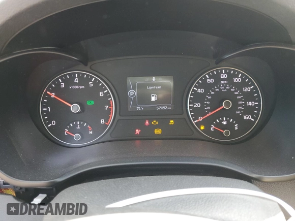 2017 Kia Optima LX with VIN 5XXGT4L38HG148801, listed as a Copart auction lot 59419655 with 57,092 mi miles and Salvage title. Bid and sale history available at DreamBid. Image 9.