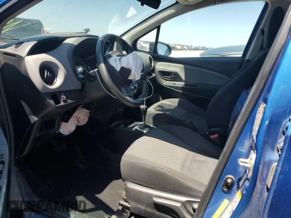 2015 Toyota Yaris L with VIN VNKKTUD35FA035087, listed as a Copart auction lot 50596655 with Not Provided miles and Salvage Title. Bid and sale history available at DreamBid. Image 7.
