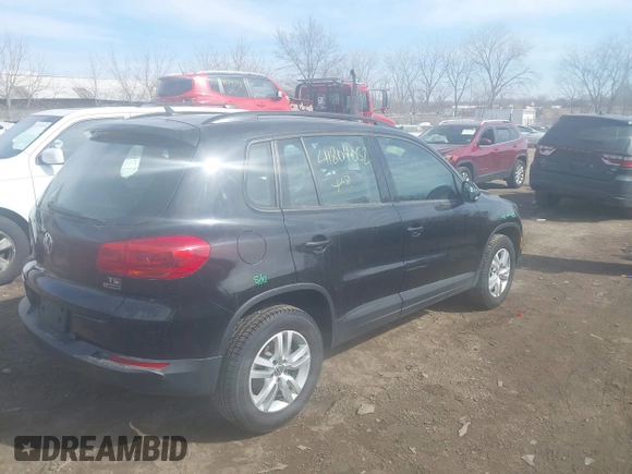 2017 Volkswagen Tiguan S with VIN WVGBV7AX9HK018085, listed as a IAAI auction lot 41804052 with 71,943 mi miles and . Bid and sale history available at DreamBid. Image 4.