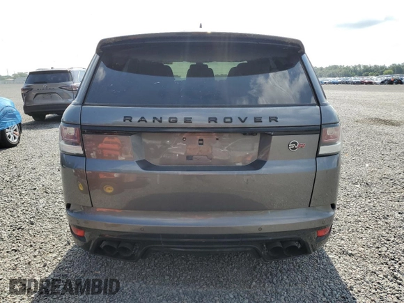 2016 Land Rover Range Rover Sport SVR с VIN SALWZ2EF3GA598168, выставлен на аукционе Copart как лот 57830945 с пробегом 122 995 миль миль и Чистый • Clean title. История ставок и продаж доступна на DreamBid. Изображение 6.