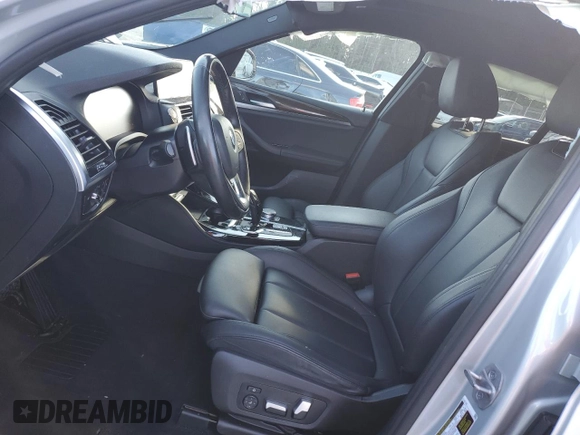2021 BMW X4 xDrive30i with VIN 5UX2V1C04M9G96019, listed as a Copart auction lot 87287934 with Not provided miles and Salvage title. Bid and sale history available at DreamBid. Image 7.