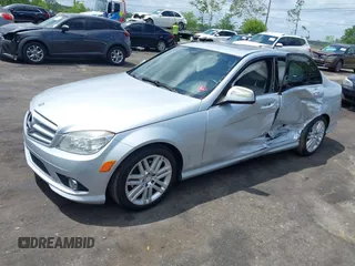 2009 Mercedes-Benz C 300 Sport with VIN WDDGF54X19R084393, listed as a IAAI auction lot 42145244 with 130,740 mi miles and . Bid and sale history available at DreamBid. Image 2.