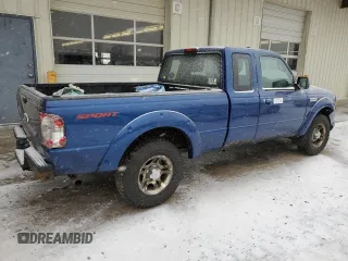 2011 Ford Ranger XLT with VIN 1FTKR4EE0BPA55875, listed as a Copart auction lot 44709765 with 167,405 mi miles and Salvage Title. Bid and sale history available at carsss.com. Image 3.