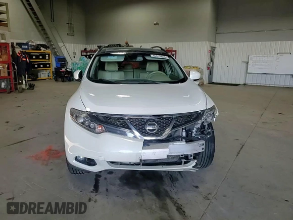 2014 Nissan Murano S with VIN JN8AZ1MUXEW403716, listed as a Copart auction lot 46852465 with 112,766 mi miles and Salvage Title. Bid and sale history available at carsss.com. Image 10.