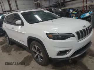 2019 Jeep Cherokee Limited with VIN 1C4PJMDN4KD291672, listed as a IAAI auction lot 41559091 with 47,109 mi miles and . Bid and sale history available at carsss.com. Image 1.