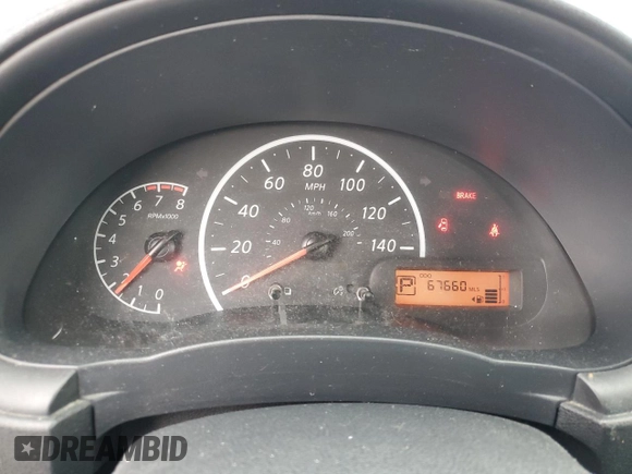 2017 Nissan Versa SV with VIN 3N1CN7AP0HL892075, listed as a Copart auction lot 60166935 with 67,660 mi miles and Salvage title. Bid and sale history available at DreamBid. Image 9.