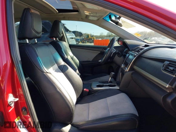 2012 Toyota Camry SE with VIN 4T1BK1FK5CU521306, listed as a IAAI auction lot 41820580 with 167,355 mi miles. Bid and sale history available at carsss.com. Image 5.