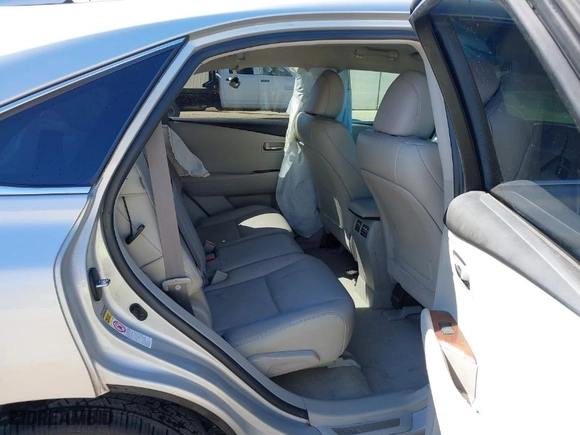 2010 Lexus RX 350 with VIN 2T2ZK1BA4AC037908, listed as a IAAI auction lot 41837351 with 283,483 mi miles. Bid and sale history available at carsss.com. Image 8.