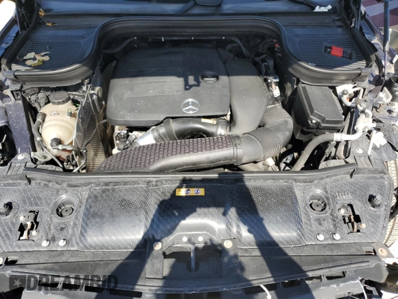 2020 Mercedes-Benz GLE 350 with VIN 4JGFB4JB9LA201644, listed as a Copart auction lot 56509585 with 27,204 mi miles and Salvage title. Bid and sale history available at DreamBid. Image 12.