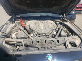 2015 BMW 5 Series 550i with VIN WBAKN9C50FD961489, listed as a Copart auction lot 46683795 with 90,235 mi miles and Salvage title. Bid and sale history available at DreamBid. Image 13.