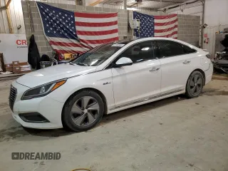 2016 Hyundai Sonata Hybrid Limited with VIN KMHE34L1XGA030552, listed as a Copart auction lot 45740265 with 154,738 mi miles and Clean Title. Bid and sale history available at carsss.com. Image 1.