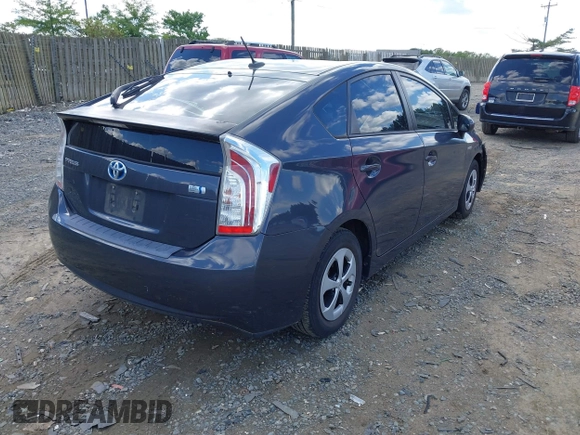 2012 Toyota Prius One with VIN JTDKN3DUXC5410076, listed as a IAAI auction lot 42191581 with 244,502 mi miles. Bid and sale history available at carsss.com. Image 4.