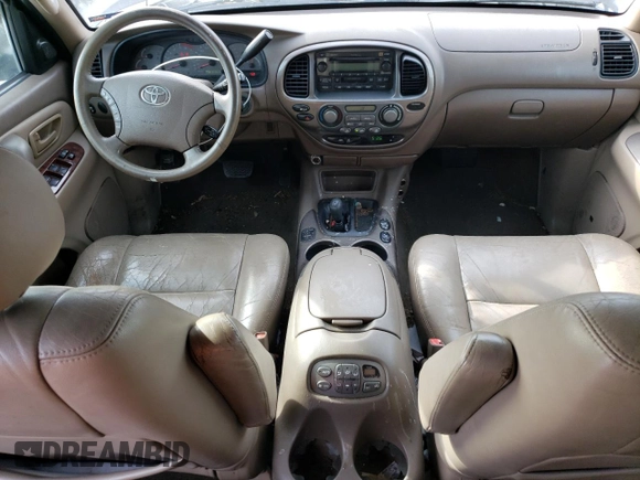 2003 Toyota Sequoia Limited with VIN 5TDBT48A03S168212, listed as a Copart auction lot 51605175 with 373,143 mi miles and Clean Title. Bid and sale history available at DreamBid. Image 8.