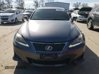2012 Lexus IS 250 with VIN JTHBF5C21C5182430, listed as a Copart auction lot 44592895 with 119,204 mi miles and Salvage Title. Bid and sale history available at DreamBid. Image 5.