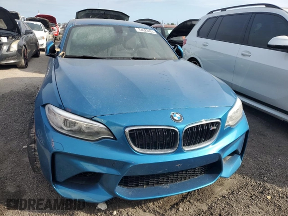 2017 BMW M2 with VIN WBS1H9C38HV887314, listed as a Copart auction lot 74623024 with 0 mi miles and Salvage Title. Bid and sale history available at carsss.com. Image 5.