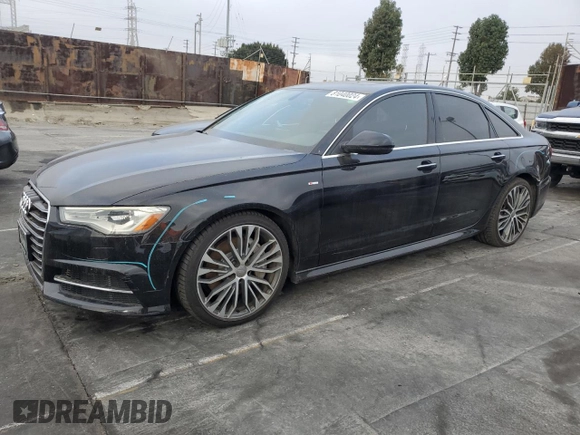 2016 Audi A6 2.0T Premium Plus with VIN WAUDFAFC2GN182396, listed as a Copart auction lot 81040024 with 110,948 mi miles and Salvage Title. Bid and sale history available at carsss.com. Image 1.