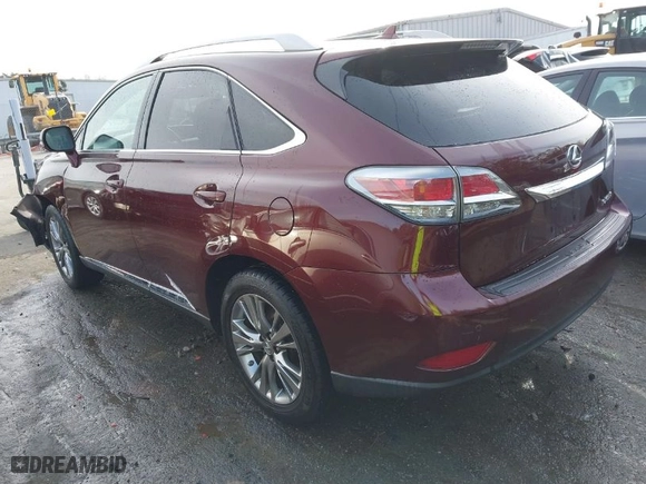 2013 Lexus RX 350 with VIN 2T2ZK1BA2DC114974, listed as a IAAI auction lot 41589078 with 77,622 mi miles. Bid and sale history available at carsss.com. Image 3.