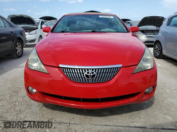 2005 Toyota Solara SE with VIN 4T1FA38P75U064557, listed as a Copart auction lot 75430144 with 58,316 mi miles and Non Repairable. Bid and sale history available at DreamBid. Image 5.