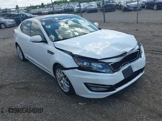 2013 Kia Optima SX with VIN 5XXGR4A61DG218483, listed as a IAAI auction lot 42274879 with 108,434 mi miles and . Bid and sale history available at DreamBid. Image 1.
