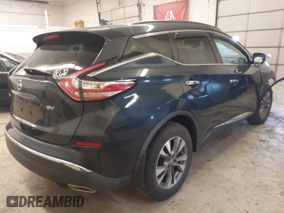 2018 Nissan Murano Platinum with VIN 5N1AZ2MG5JN112709, listed as a IAAI auction lot 41819380 with 57,375 mi miles. Bid and sale history available at carsss.com. Image 4.