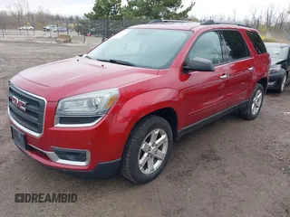 2013 GMC Acadia SLE with VIN 1GKKRNED0DJ136026, listed as a IAAI auction lot 42150464 with 188,500 mi miles and . Bid and sale history available at carsss.com. Image 2.