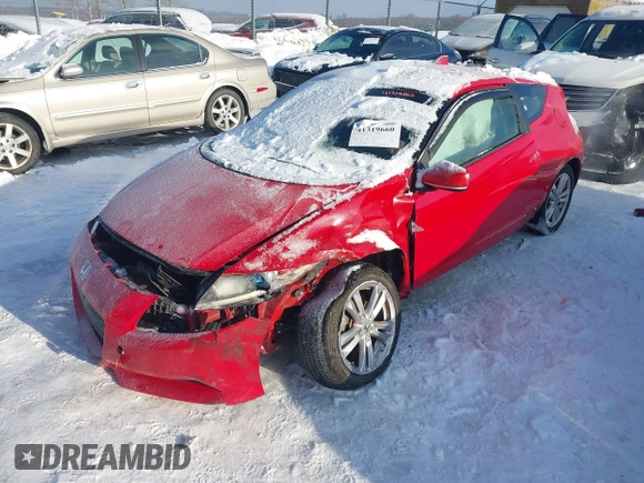 2012 Honda CR-Z with VIN JHMZF1D44CS005427, listed as a IAAI auction lot 41319660 with 149,173 mi miles and . Bid and sale history available at DreamBid. Image 2.