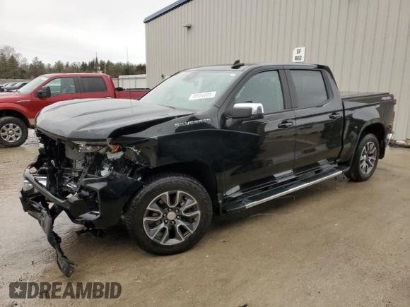 2023 Chevrolet Silverado 1500 LT with VIN 3GCPDDEK4PG180710, listed as a Copart auction lot 48954005 with 16,067 mi miles and Salvage Title. Bid and sale history available at carsss.com. Image 1.