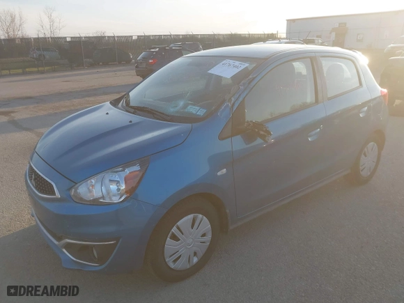 2018 Mitsubishi Mirage ES with VIN ML32A3HJ7JH000832, listed as a IAAI auction lot 41767402 with 75,857 mi miles. Bid and sale history available at carsss.com. Image 17.