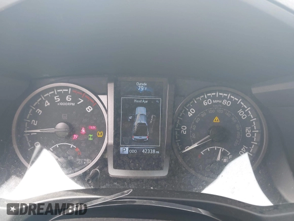 2023 Toyota Tacoma SR with VIN 3TMCZ5AN1PM556299, listed as a IAAI auction lot 42344160 with 42,338 mi miles and . Bid and sale history available at DreamBid. Image 7.