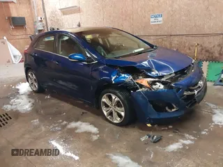2013 Hyundai Elantra GT with VIN KMHD35LE7DU023170, listed as a IAAI auction lot 41574627 with 169,560 mi miles. Bid and sale history available at carsss.com. Image 1.