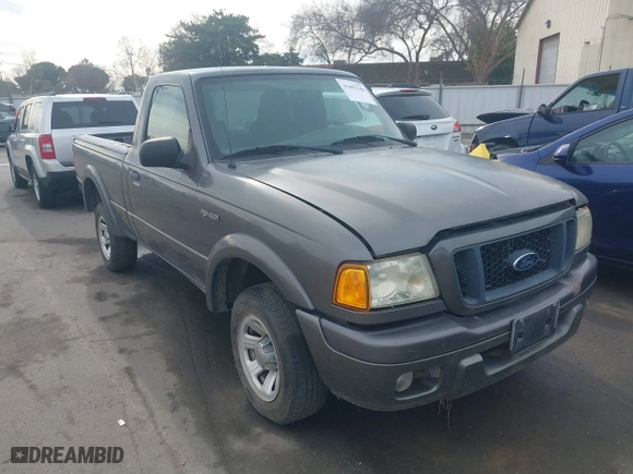 2005 Ford Ranger XL with VIN 1FTYR10U35PA63108, listed as a IAAI auction lot 41493348 with 160,120 mi miles. Bid and sale history available at carsss.com. Image 1.