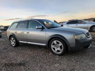 2004 Audi allroad A6 V8 z VIN WA1YD64B54N037957, wystawiony jako Copart lot #84632064 z przebiegiem 194 815 mil mil oraz Szkoda całkowita • Salvage title. Historia ofert i sprzedaży dostępna na DreamBid. Obrazek 4.