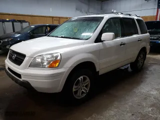 2005 Honda Pilot EX-L with NAVI with VIN 2HKYF18755H549731, listed as a Copart auction lot 48606165 with 200,642 mi miles and Clean Title. Bid and sale history available at carsss.com. Image 1.