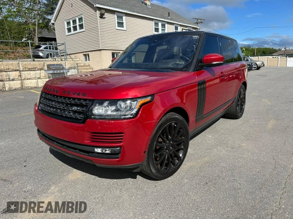 2016 Land Rover Range Rover HSE с VIN SALGS2VF4GA257855, выставлен на аукционе Copart как лот 57778355 с пробегом 125 865 миль миль и Чистый • Clean title. История ставок и продаж доступна на DreamBid. Изображение 1.