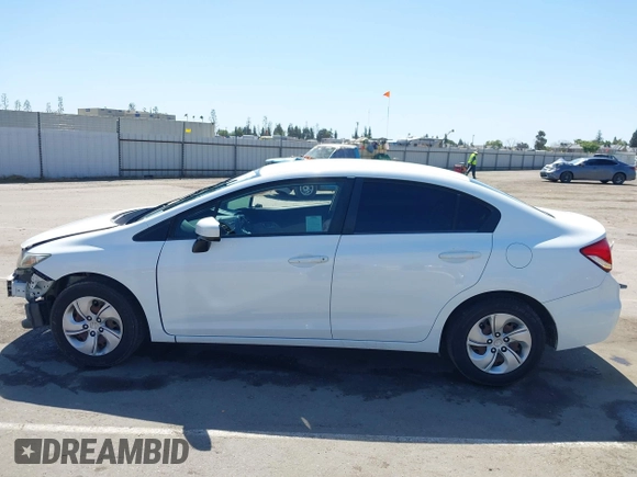 2015 Honda Civic Sedan LX with VIN 19XFB2F54FE250926, listed as a IAAI auction lot 41993601 with 119,881 mi miles. Bid and sale history available at carsss.com. Image 15.
