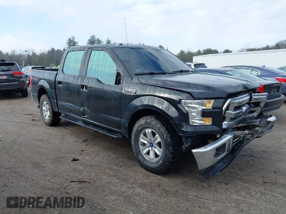2017 Ford F-150 XL with VIN 1FTEW1EP0HKD12237, listed as a IAAI auction lot 41815013 with 60,167 mi miles. Bid and sale history available at carsss.com. Image 1.