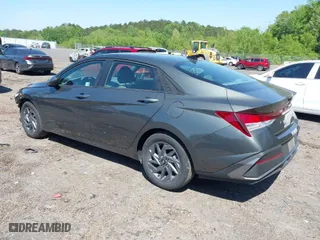 2024 Hyundai Elantra SEL with VIN KMHLM4DG2RU686933, listed as a IAAI auction lot 42030155 with 23,887 mi miles. Bid and sale history available at carsss.com. Image 3.